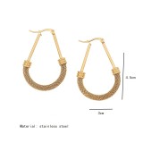 Stainless steel personalized mesh earrings