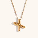 Stainless steel party balloon English pendant necklace