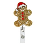 Acrylic Christmas DIY Fun Badge Expansion Clip Badge Reel ID holder