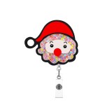 Acrylic Christmas DIY Fun Badge Expansion Clip Badge Reel ID holder