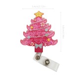 Acrylic Christmas DIY Fun Badge Expansion Clip Badge Reel ID holder