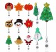 Acrylic Christmas DIY Fun Badge Expansion Clip Badge Reel ID holder