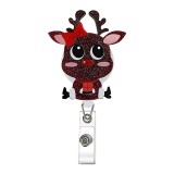 Acrylic Christmas DIY Fun Badge Expansion Clip Badge Reel ID holder