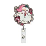 Acrylic Christmas DIY Fun Badge Expansion Clip Badge Reel ID holder