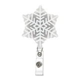 Acrylic Christmas DIY Fun Badge Expansion Clip Badge Reel ID holder