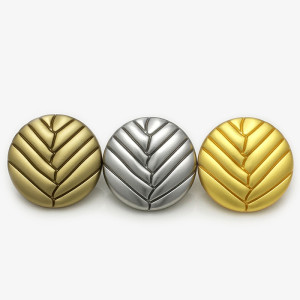 20MM Leaf patterns metal silver plated snap charms