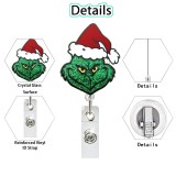 Acrylic Christmas DIY Fun Badge Expansion Clip Badge Reel ID holder