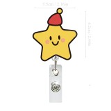 Acrylic Christmas DIY Fun Badge Expansion Clip Badge Reel ID holder