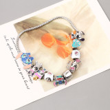 Anime Cartoon Interstellar Baby Stitch Angel Orchid Bracelet