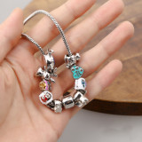 Anime Cartoon Interstellar Baby Stitch Angel Orchid Bracelet