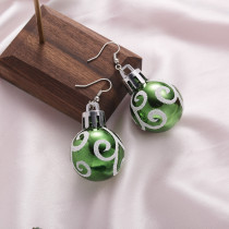 Christmas sequins, star earrings, snowflake bulbs, holiday earrings, gifts