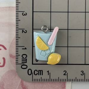 Bright summer vacation beach series pendant DIY resin accessories pendant pendant pendant keychain decoration