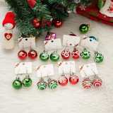 Christmas sequins, star earrings, snowflake bulbs, holiday earrings, gifts