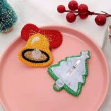 Christmas Knitted Hair Clip