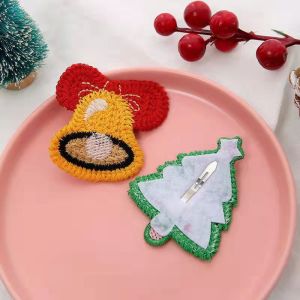 Christmas Knitted Hair Clip