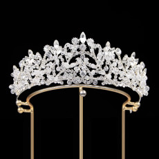 Alloy Crystal Crown Wedding Ball Party Bridal Crown