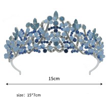 Alloy Crystal Crown Wedding Ball Party Bridal Crown