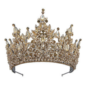 Alloy Crystal Crown Wedding Ball Party Bridal Crown