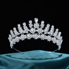 Alloy Crystal Crown Wedding Ball Party Bridal Crown