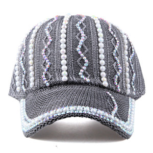 Stick diamond hat,  colorful rhinestone baseball cap, fashionable duckbill cap