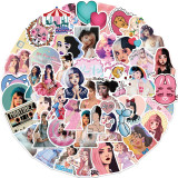 50 Singer Melanie Martinez Stickers Decorative Guitar Luggage DIY Waterproof Stickers