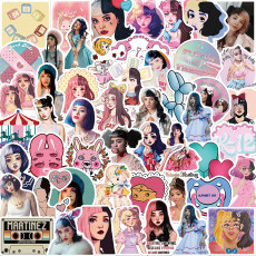 50 Singer Melanie Martinez Stickers Decorative Guitar Luggage DIY Waterproof Stickers