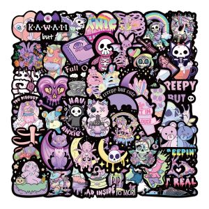 56 Dark Purple Gothic Graffiti Stickers Decorative Luggage DIY Waterproof Stickers