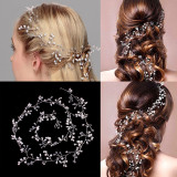 Bridal Headwear Handmade Pearl Hair Strap Wedding Style Wedding Dress Accessories Crystal Hair Strap