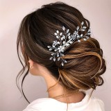 Bridal Headwear Handmade Pearl Hair Strap Wedding Style Wedding Dress Accessories Crystal Hair Strap