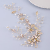Bridal Headwear Handmade Pearl Hair Strap Wedding Style Wedding Dress Accessories Crystal Hair Strap