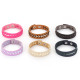 PU leather handmade threaded baseball bracelet