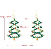 Christmas Tree Alloy Earrings