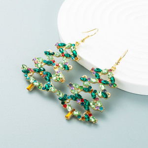 Christmas Tree Alloy Earrings