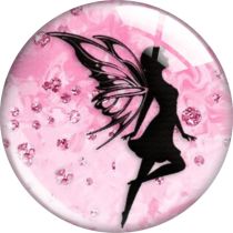 20MM spirit Cartoon  glass snap button charms