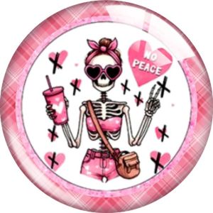 20MM Halloween  Cartoon  glass snap button charms