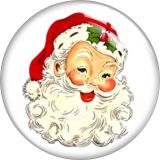 20MM Christmas Cartoon  glass snap button charms