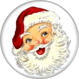 20MM Christmas Cartoon  glass snap button charms