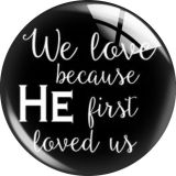 20MM faith Cartoon  glass snap button charms