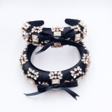 Baroque sponge full diamond  headband hair accessories