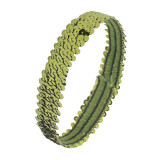 Bright opening with shiny headband, sporty and fashionable elastic headband