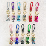 Little Rabbit Colorful Keychain Pendant Pendant Small Gift