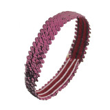 Bright opening with shiny headband, sporty and fashionable elastic headband
