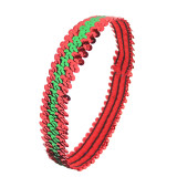 Bright opening with shiny headband, sporty and fashionable elastic headband
