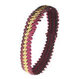 Bright opening with shiny headband, sporty and fashionable elastic headband