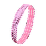 Bright opening with shiny headband, sporty and fashionable elastic headband