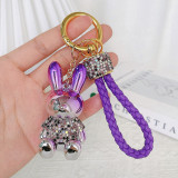 Little Rabbit Colorful Keychain Pendant Pendant Small Gift