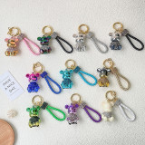 Bear Claw Chain Colorful Bear Keychain Pendant Small Gift