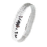 Bright opening with shiny headband, sporty and fashionable elastic headband