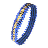 Bright opening with shiny headband, sporty and fashionable elastic headband