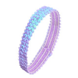 Bright opening with shiny headband, sporty and fashionable elastic headband